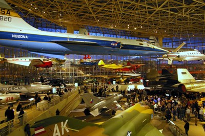 Seattle - Boeing museum - La grande salle