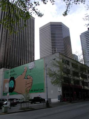 Le centre de Seattle : immeuble - Pub MSN
